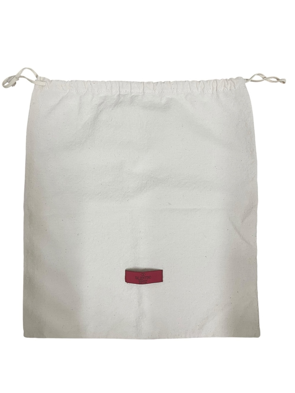 Valentino Garavani Authentic White Canvas Handbag Dust Bag Cover 15"x16"